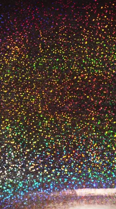 Aperçu effet holographique glitter